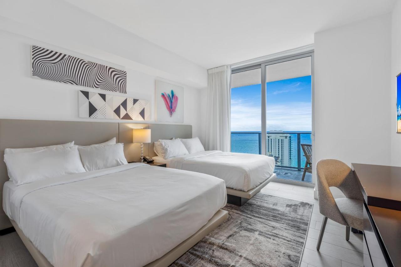 Hyde House - Luxury Waterfront 2Br 2Ba Apartment Suite With Direct Ocean View, Roof Top Pool, Resort Amenities Hollywood Exterior foto