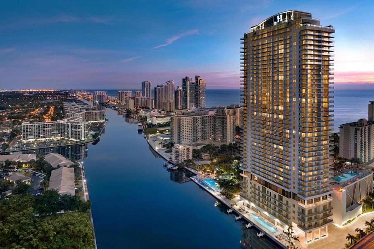Hyde House - Luxury Waterfront 2Br 2Ba Apartment Suite With Direct Ocean View, Roof Top Pool, Resort Amenities Hollywood Exterior foto