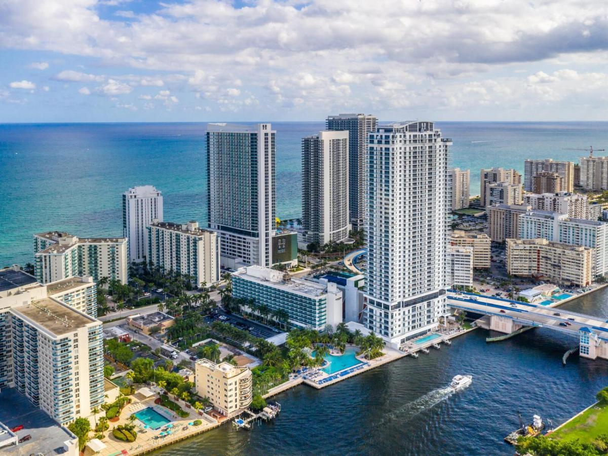 Hyde House - Luxury Waterfront 2Br 2Ba Apartment Suite With Direct Ocean View, Roof Top Pool, Resort Amenities Hollywood Exterior foto