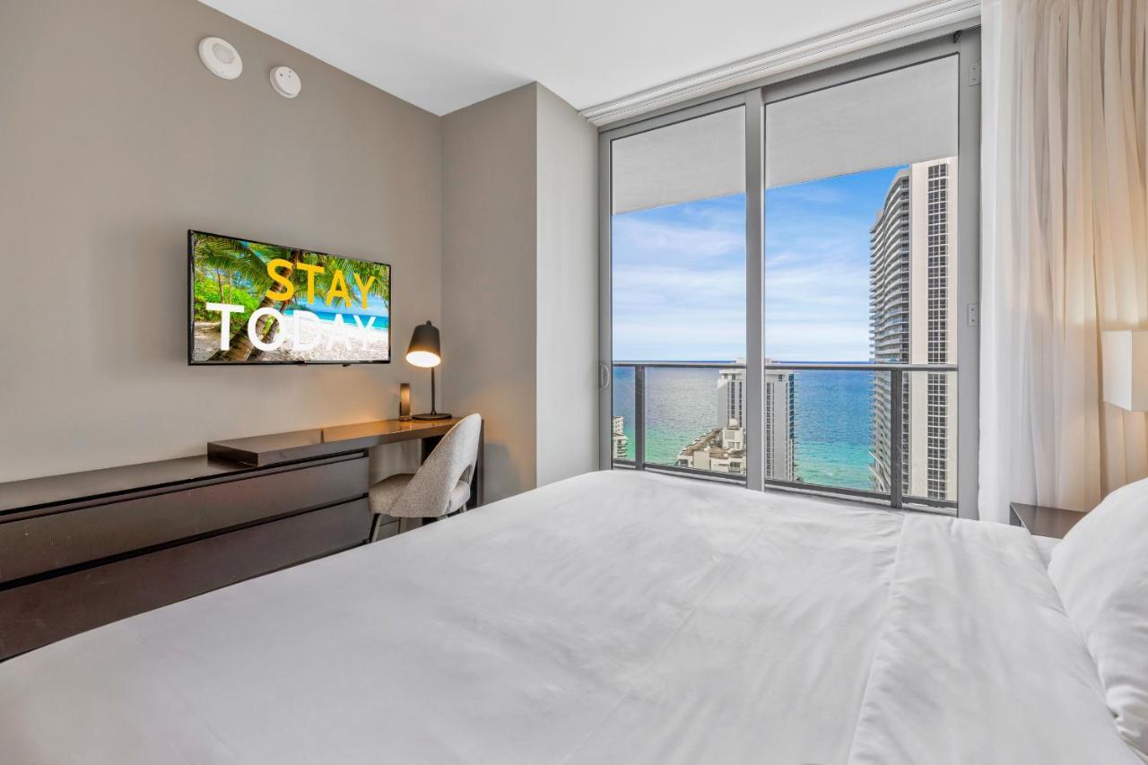 Hyde House - Luxury Waterfront 2Br 2Ba Apartment Suite With Direct Ocean View, Roof Top Pool, Resort Amenities Hollywood Exterior foto